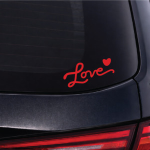 Love Sticker - Choose Colour