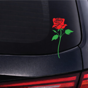 Rose Sticker - Choose Colour