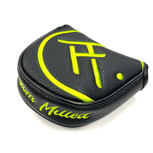 SM 1/2 Mallet Headcover (Black/Lime Green) Fine-Tuned