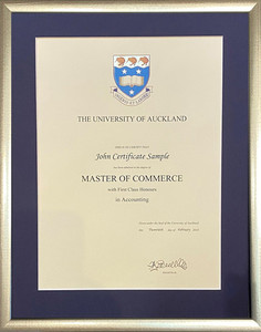Auckland University Champagne UV Glass Fine Art & Framing