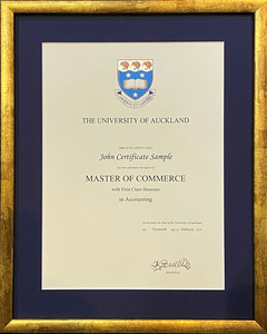 Products: Auckland University Gold UV Glass Fine Art & Framing