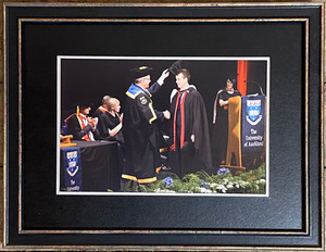 Auckland University Classic Black and Silver Photo Frame Fine Art & Framing