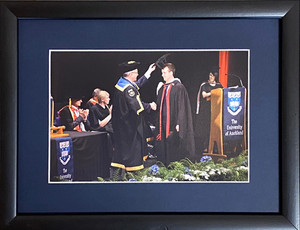 Auckland University Black Photo Frame Fine Art & Framing