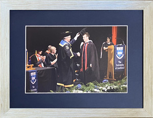Auckland University Small Oak Photo Frame Fine Art & Framing