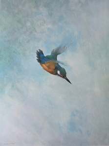Raymond Ching: "Kingfisher Diving" - Raymond Ching