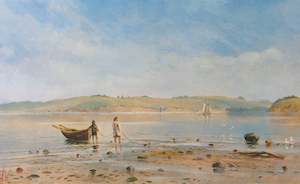 Print: "Howick Estuary", 1912 - Henry William Kirkwood