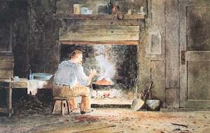 Print: "His Mates Footsteps" - Isabel Jane Field