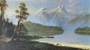 Charles Blomfield: "Jackson Peaks, Lake Manapouri" - Charles Blomfield