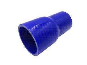 Straight Reducers Blue: 3.5" to 4" (89mm - 101mm) Straight Blue Silicone Hose Reducer