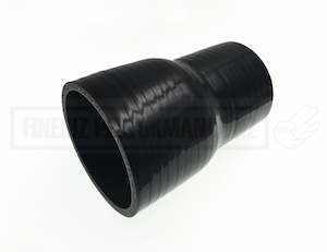 Straight Reducers Black: 3.5" to 4" (89mm - 101mm) Straight Black Silicone Hose Reducer