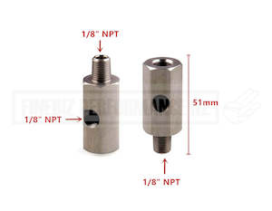 1/8'' NPT Oil Pressure Sensor Tee to NPT Adaptor
