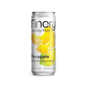 Finery Sparkling Water - Pineapple and Hawkes Bay Lemon