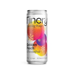 Finery Sparkling Water - Golden Peach and Passionfruit