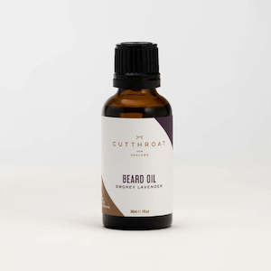 New Beard Care For November: Cutthroat Lavender Beard Oil 30ml
