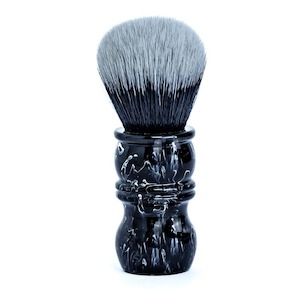 Synthetic Brushes: Yaqi Black Marble Synthetic Shaving Brush