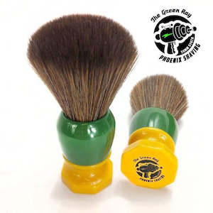 Phoenix Shaving The Green Ray 24mm Hybrid Tribble Synthetic Brush
