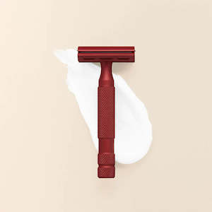 Rockwell: Rockwell 6S Stainless Steel Safety Razor (Red)