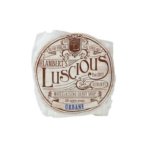 Lamberts Luscious Beard Oils: Lambert's Luscious Urban Shaving Soap Refill 100g