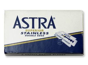 Single Pack De Razor Blades: Pack of 5x Astra SS Razor Blades