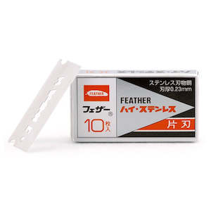Feather Single Edge FHS-10 (10x Hi-Stainless Blades)