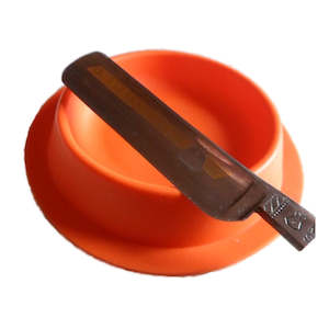 Straight Razor Rubber Drip Bowl