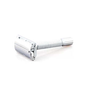 DE Butterfly Safety Razor (Matt Silver)