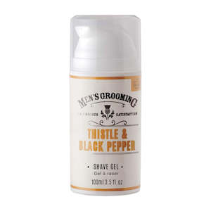 Shave Gels Brushless Creams: Scottish Fine Soaps (Thistle & Black Pepper) - Shave Gel 100ml