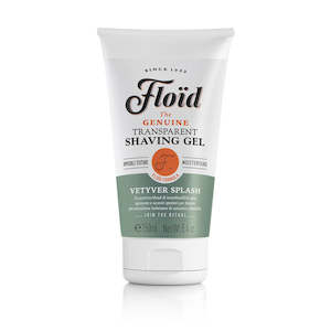 Shave Gels Brushless Creams: Floid The Genuine Transparent Vetyver Shaving Gel 150ml