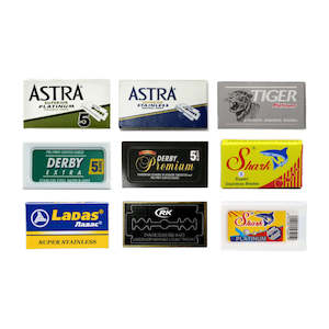 Blade Sampler Packs: Sampler Pack of 45x DE Razor Blades