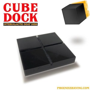 Pre Shave: Phoenix Shaving CUBE Dock - An Intergalactic Soap Dish