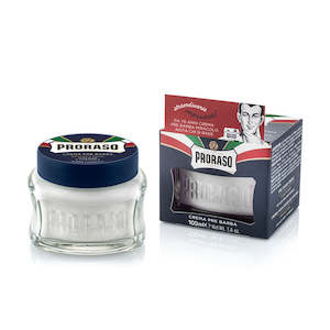 Pre Shave: Proraso Blue Aloe & Vitamin E (Protective) Pre Shave Cream 100ml