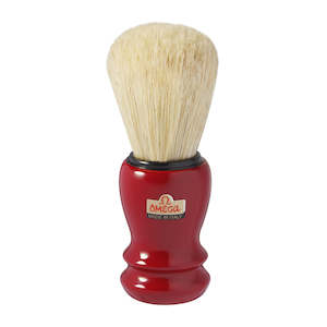 Omega Boar Shaving Brush 10108 (Red Handle)