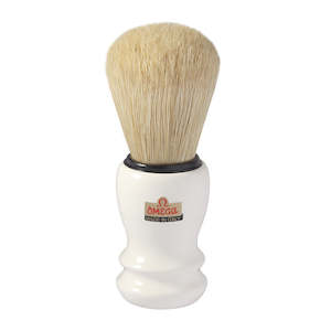 Omega Boar Shaving Brush 10108 (White Handle)