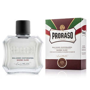 Proraso After Shave Balm - Nourishing for Coarse Beards (Red) with Sandalwood & &hellip;
