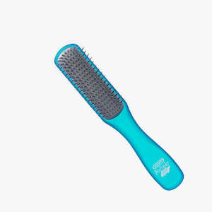 Hair Brushes: Kent AirHedz Glo narrow detangling brush for Short Hair (Blue)