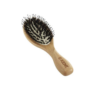 Hair Brushes: Kent 'Pure Flow' Vented Oval Cushion Bristle Nylon Mix Hairbrush