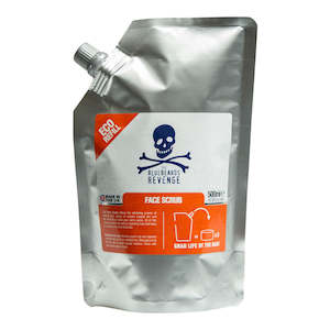 BlueBeards Revenge Face Scrub Refill Pouch 500ml (at least 3 refills of the 150ml Alu tins)