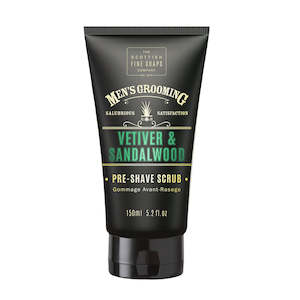 Face Care: Scottish Fine Soaps (Vetiver & Sandalwood) - Pre Shave Scrub 150ml
