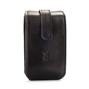 Mühle travel Leather Pouch for Safety Razor & Brush (black)
