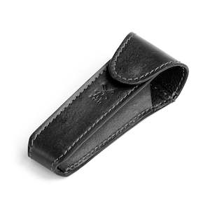 Mühle travel Leather Pouch for Safety Razor (black)