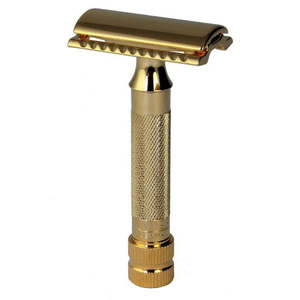 Eco Friendly Shaving: Merkur 34C Heavy Duty Safety Razor (Gold Plated)