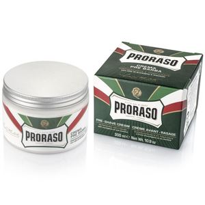 Pre Shave: Proraso Pre-Shave Cream Professional size 300ml - Refreshing (Green) with Eucalyptus & Menthol