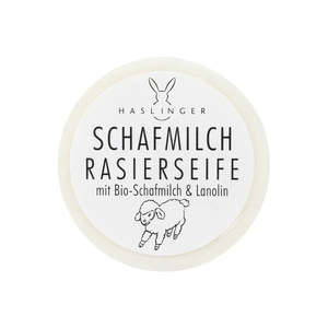 Haslinger Sheepmilk & Lanolin Shavng Soap 60gr (refill)