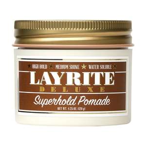 Pomade Water Soluble: Layrite Super Hold Pomade 120g
