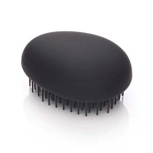 Hair Brushes: Kent Pebble Detangling Brush in Matt Black