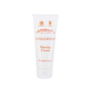 D R Harris Sandalwood Shaving Cream 75ml
