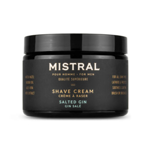 Mistral Salted Gin Shave Cream 255g