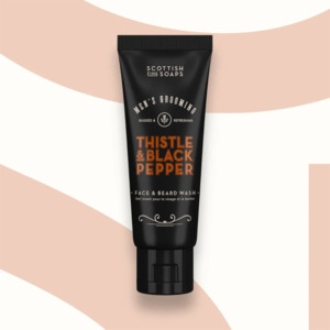 Scottish Fine Soaps Face & Beard Wash 75ml (Thistle & Black Pepper)