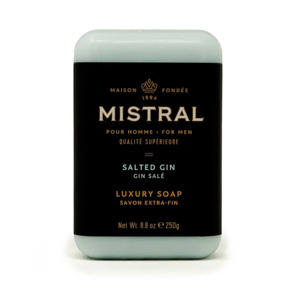 Mistral Salted Gin Men's Luxury Soap 250g