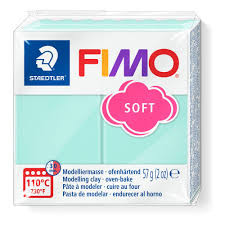 FIMO Soft - Mint (Pastel) (57g) Finesse Mediums